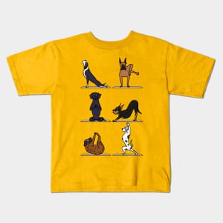 Great Dane Yoga Kids T-Shirt